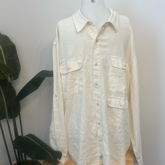 Lucky Brand Shirt Long Sleeve Safari Shirt NEW size XL - Picture 2 of 6